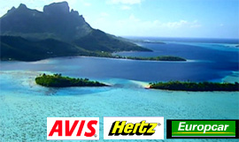Location de voiture à la semaine à Tahiti - Aeroport de Faa'a ou au centre de Papeete